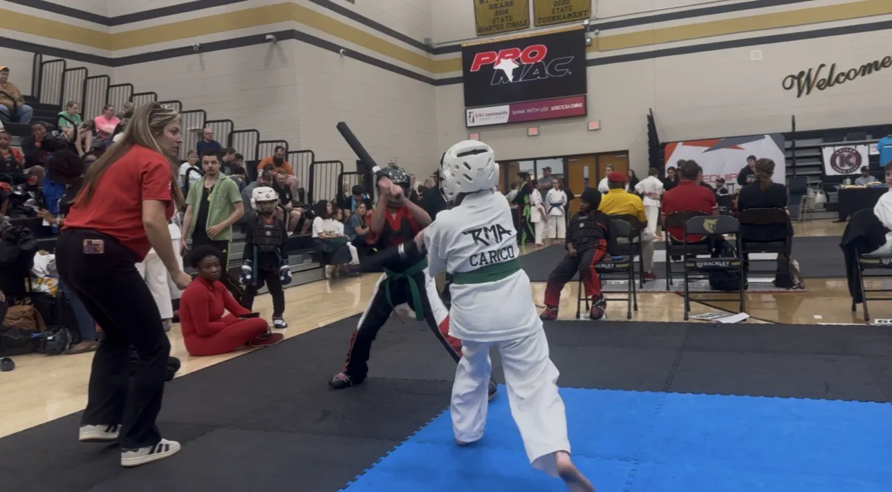 Kids Karate class at Rains Martial Arts